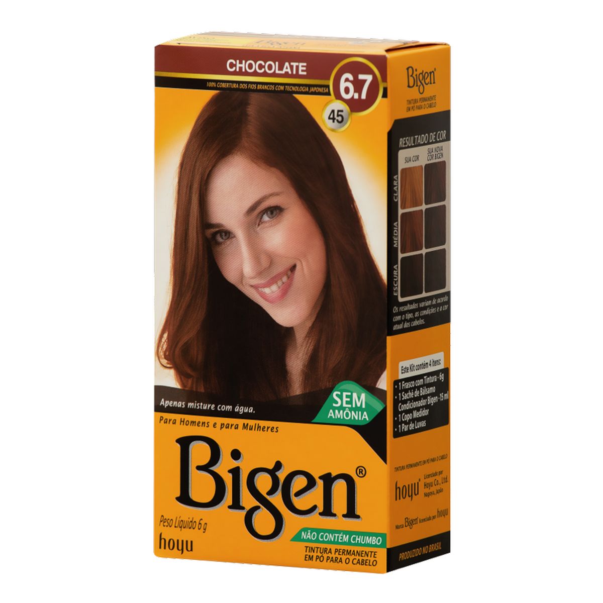 Tintura Bigen 6.7 Chocolate 45 image number 0