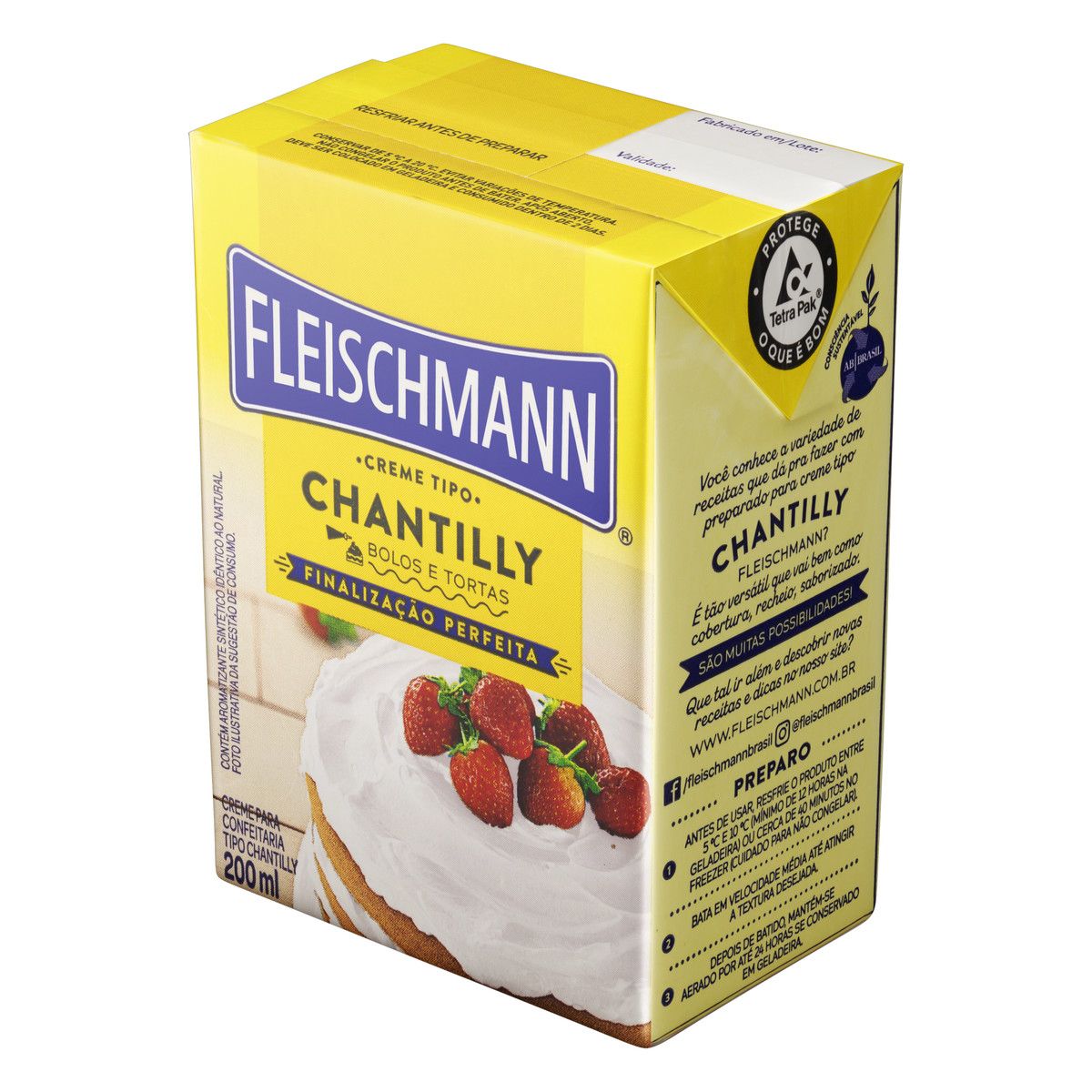 Creme Chantilly Fleischmann Caixa 200ml image number 2