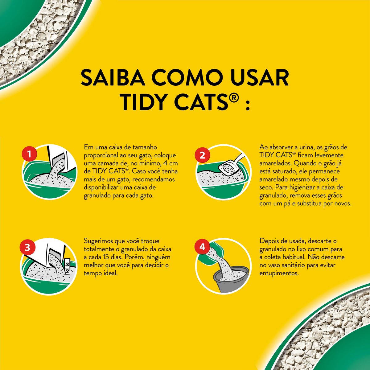 Areia Higiênica para Gatos Purina Tidy Cats 2kg image number 3