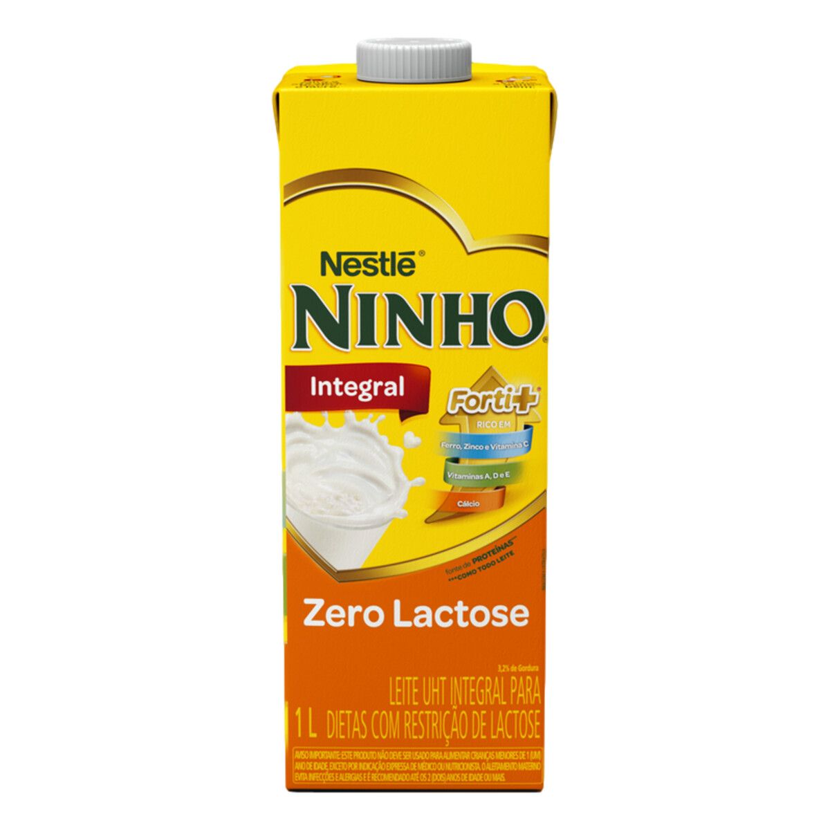 Leite Ninho UHT Integral Zero Lactose 1L image number 0