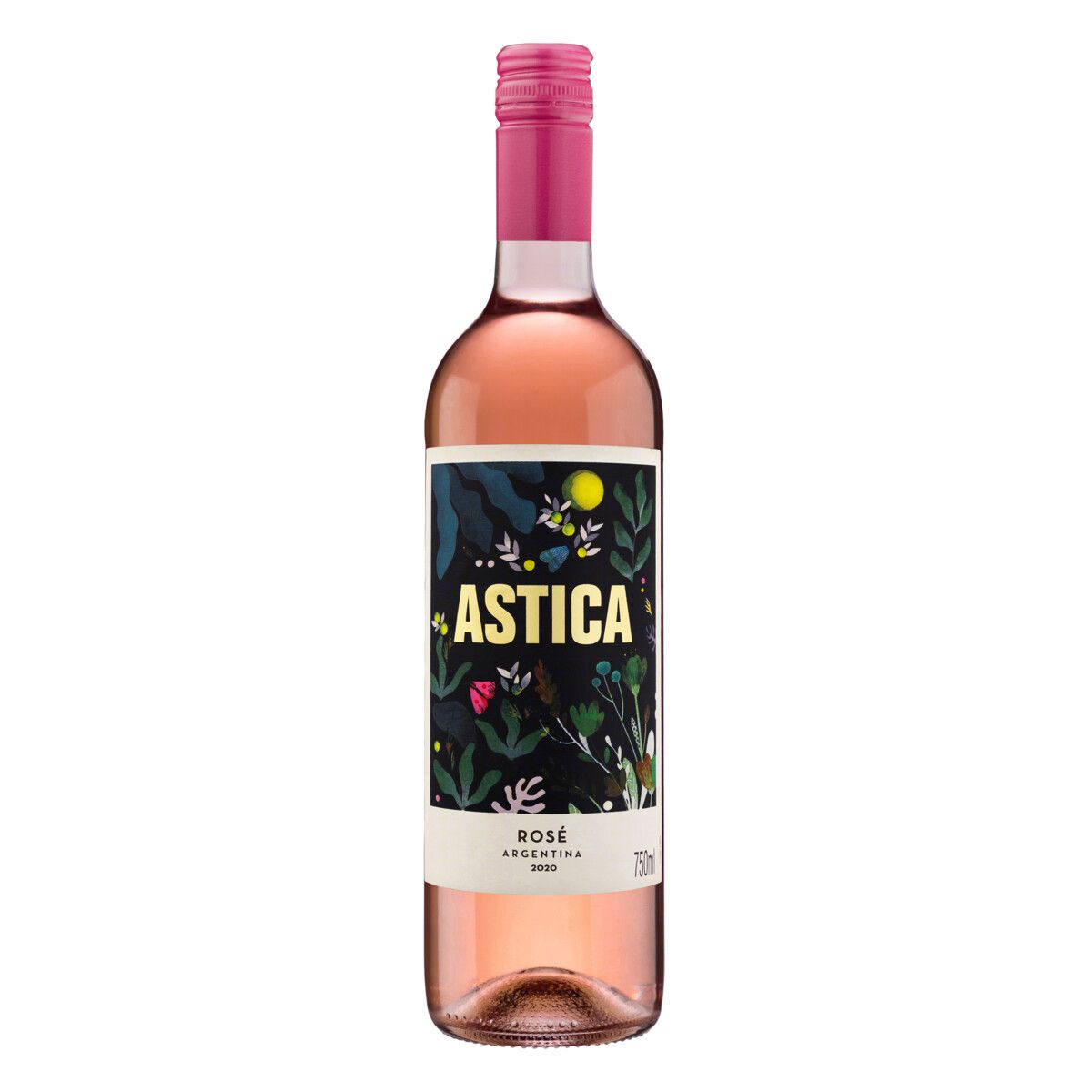Vinho Argentino Rosé Seco Astica Malbec Mendoza Garrafa 750ml