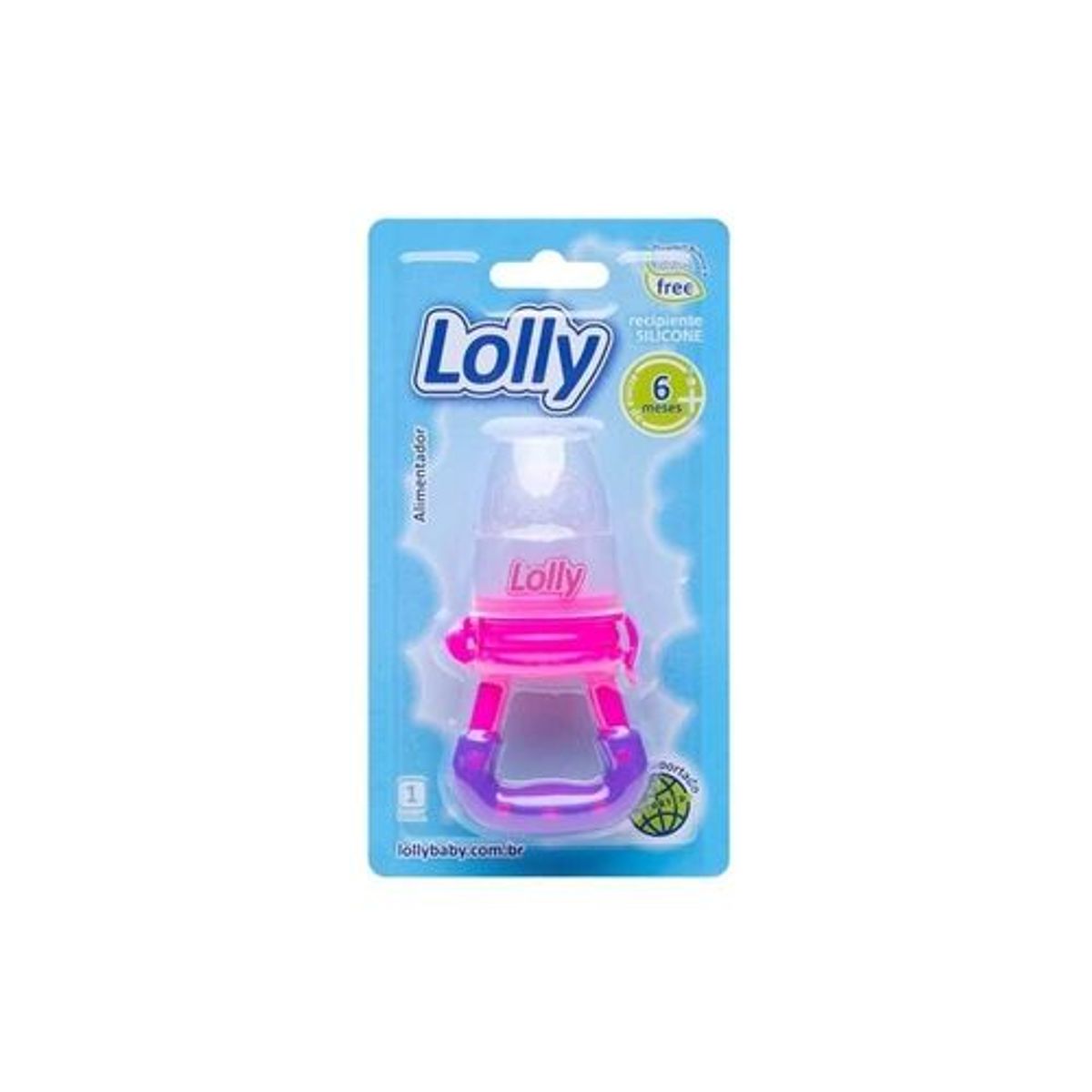 Alimentador Infantil Lolly Rosa
