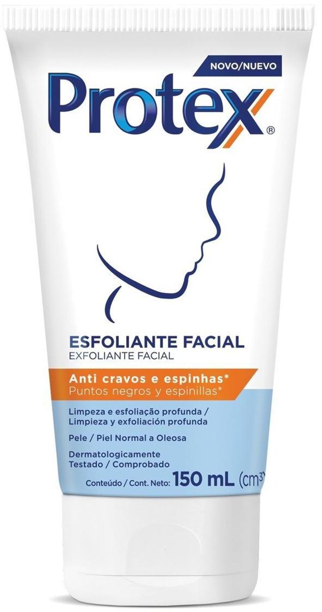 Esfoliante Facial Protex Anti Cravos e Espinhas 150ml image number 0