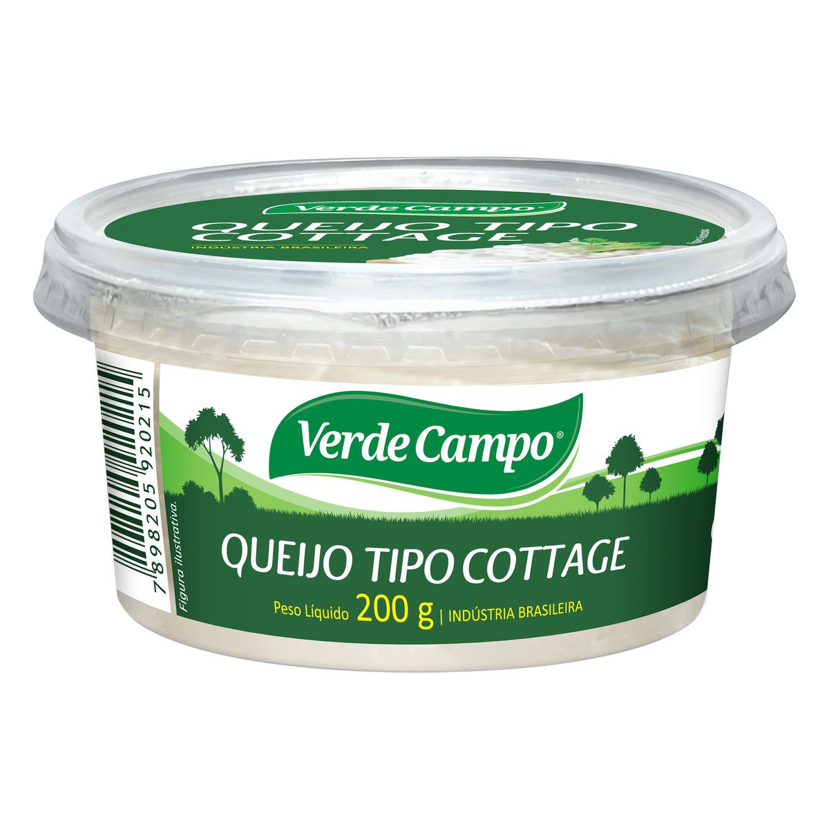 Queijo Cottage Verde Campo Pote 200g