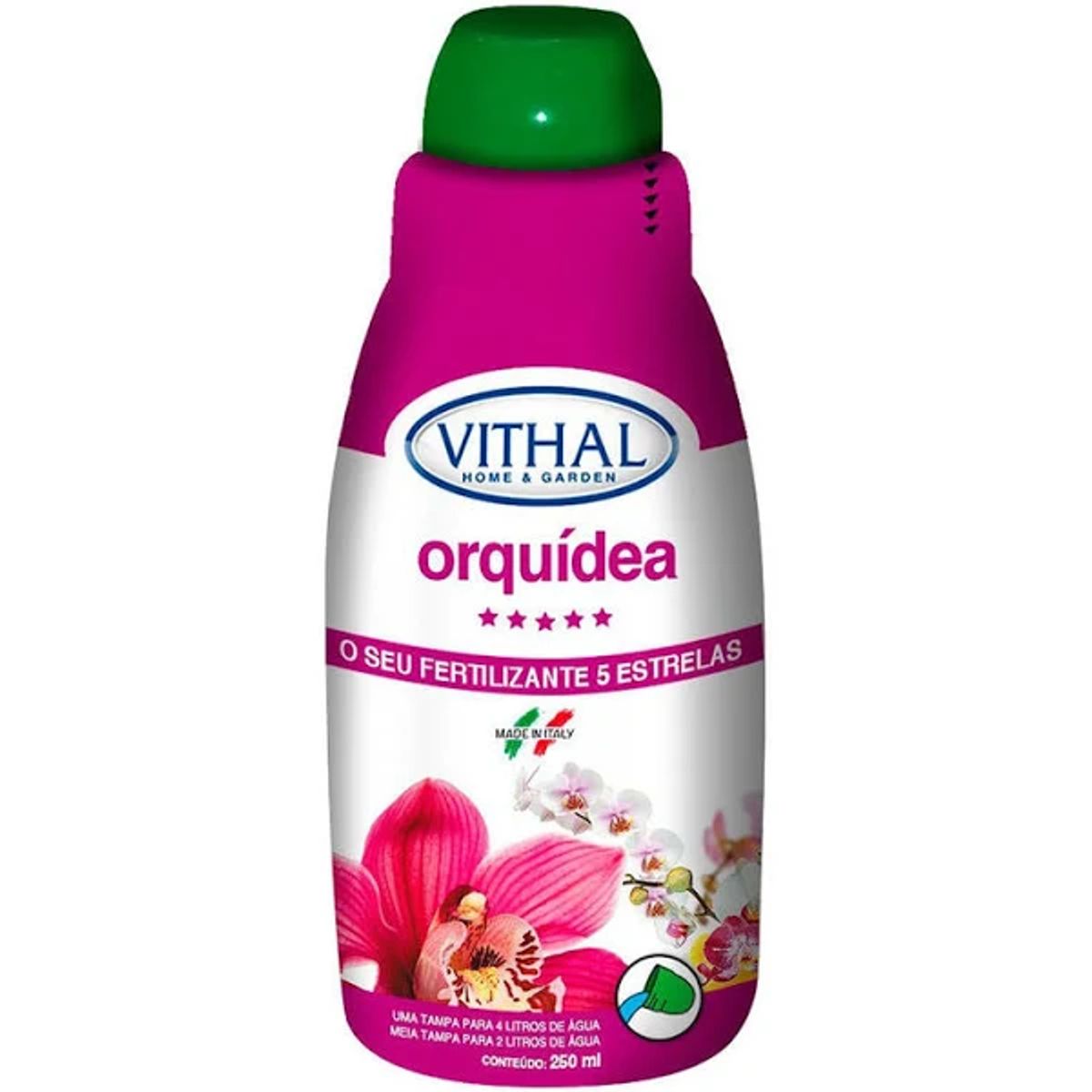 Fertilizante para Plantas Vithal Orquídea Frasco 250ml
