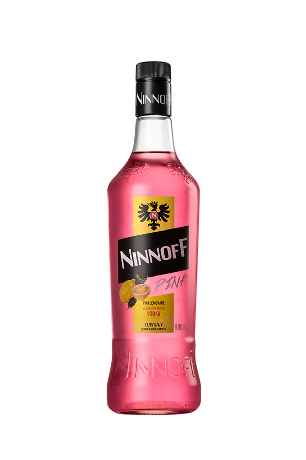 Bebida Alcoólica Mista Ninnoff Pink Garrafa 900ml