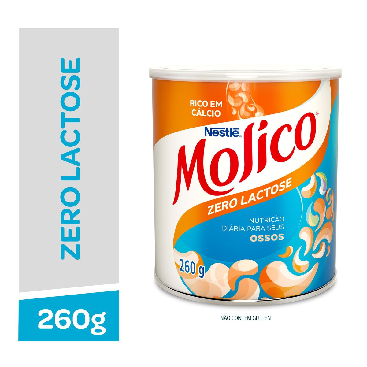 Composto Lácteo Molico Zero Lactose Lata 260g