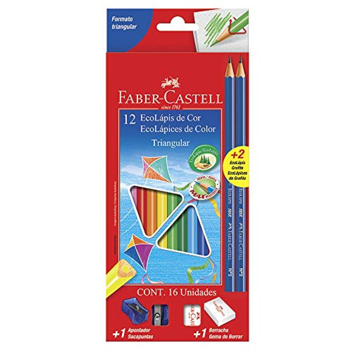 Ecolapis Faber Castell 12 Cores image number 0