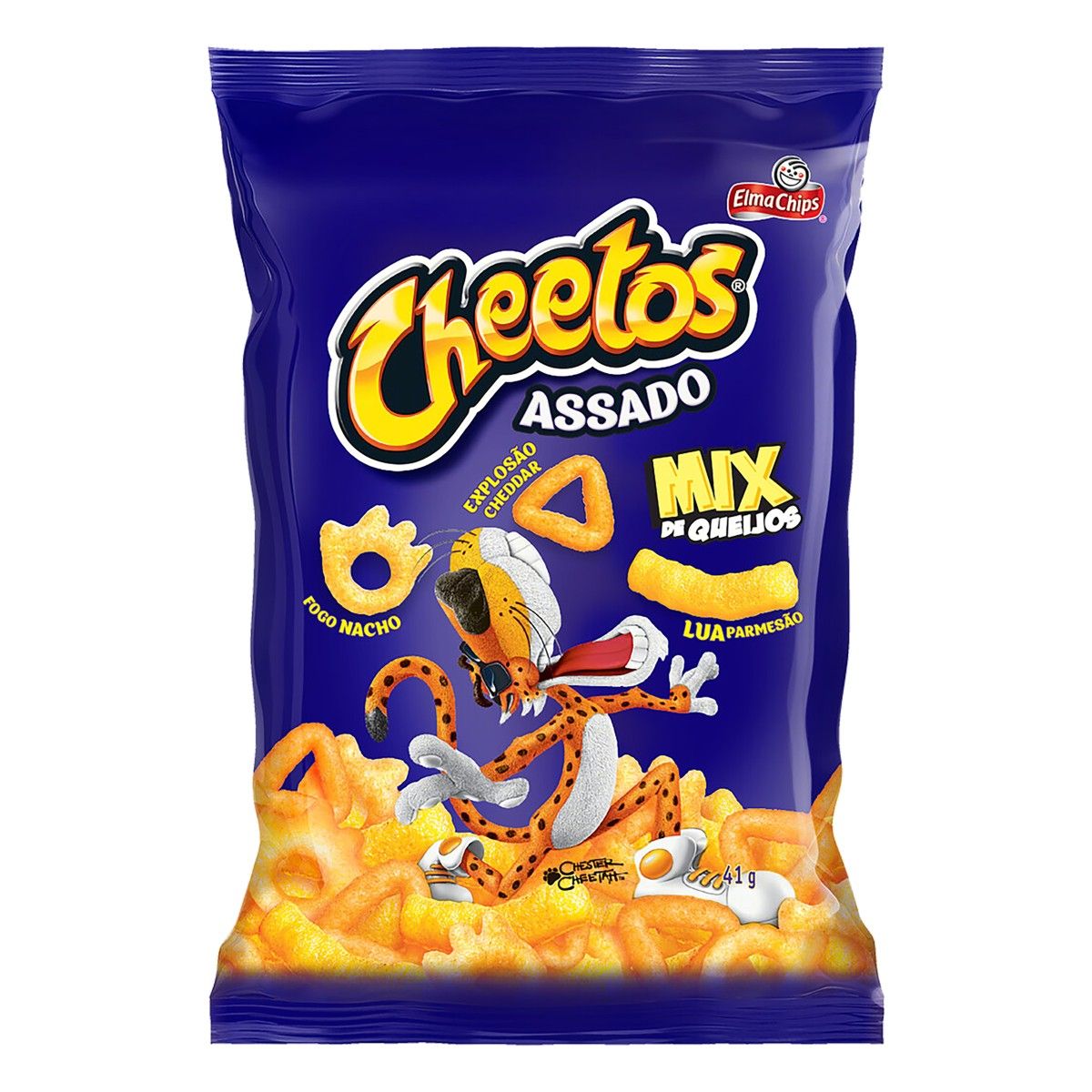Salgadinho Cheetos Mix de Queijos Pacote 41g