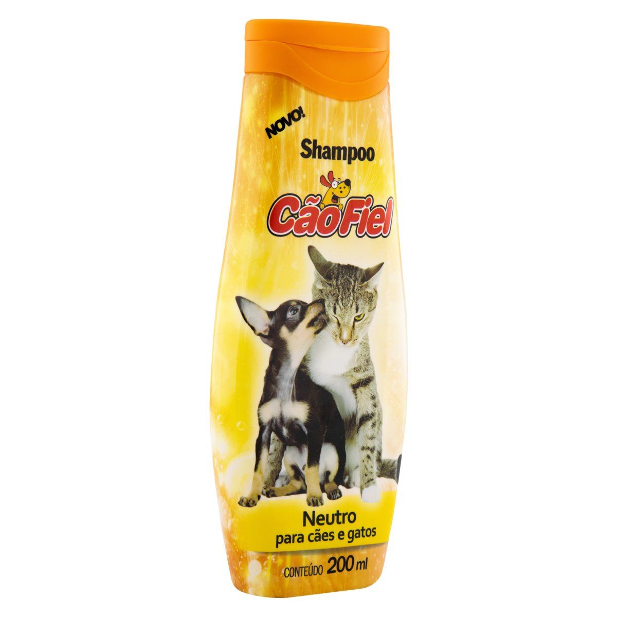 Shampoo para Cães e Gatos Neutro Cão Fiel Frasco 200ml image number 3