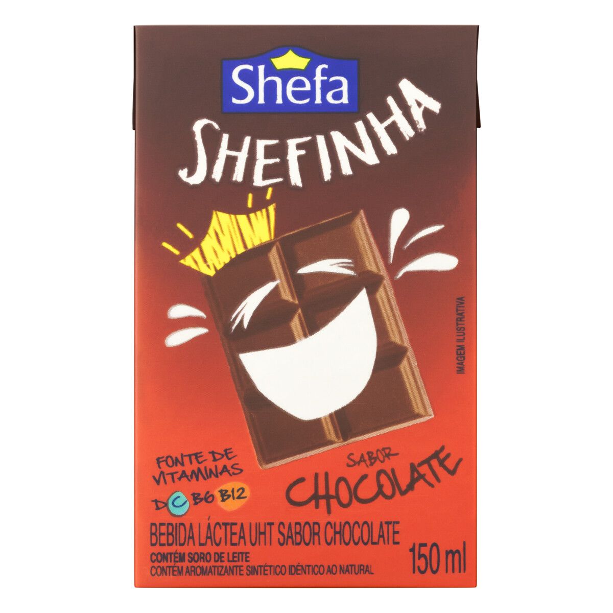 Bebida Láctea UHT Shefa Chocolate Shefinha 150ml
