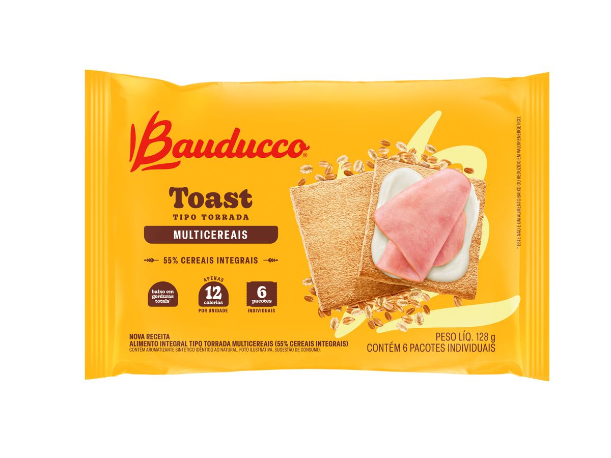 Torrada Bauducco Toast Multigrãos Pacote 128g image number 0