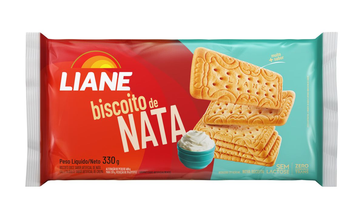 Biscoito Liane Nata 330g image number 0