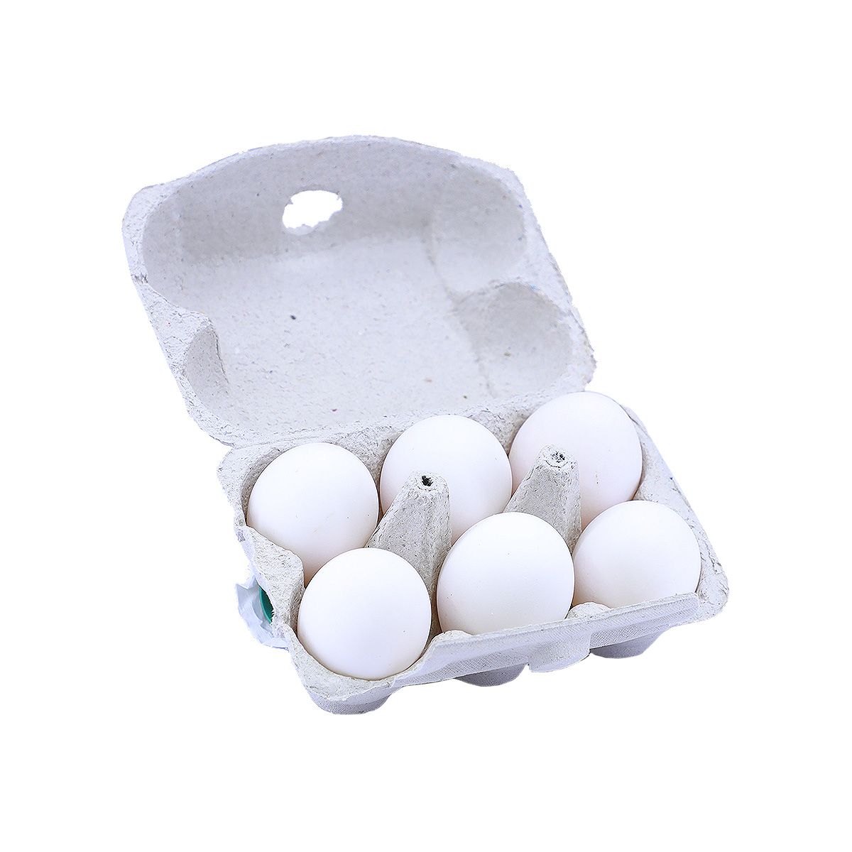Ovos Branco Serra Dourada Cartela com 06 Unidades image number 2