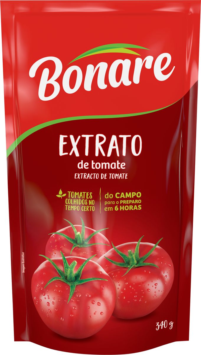 Extrato de Tomate Bonare Sache 340g