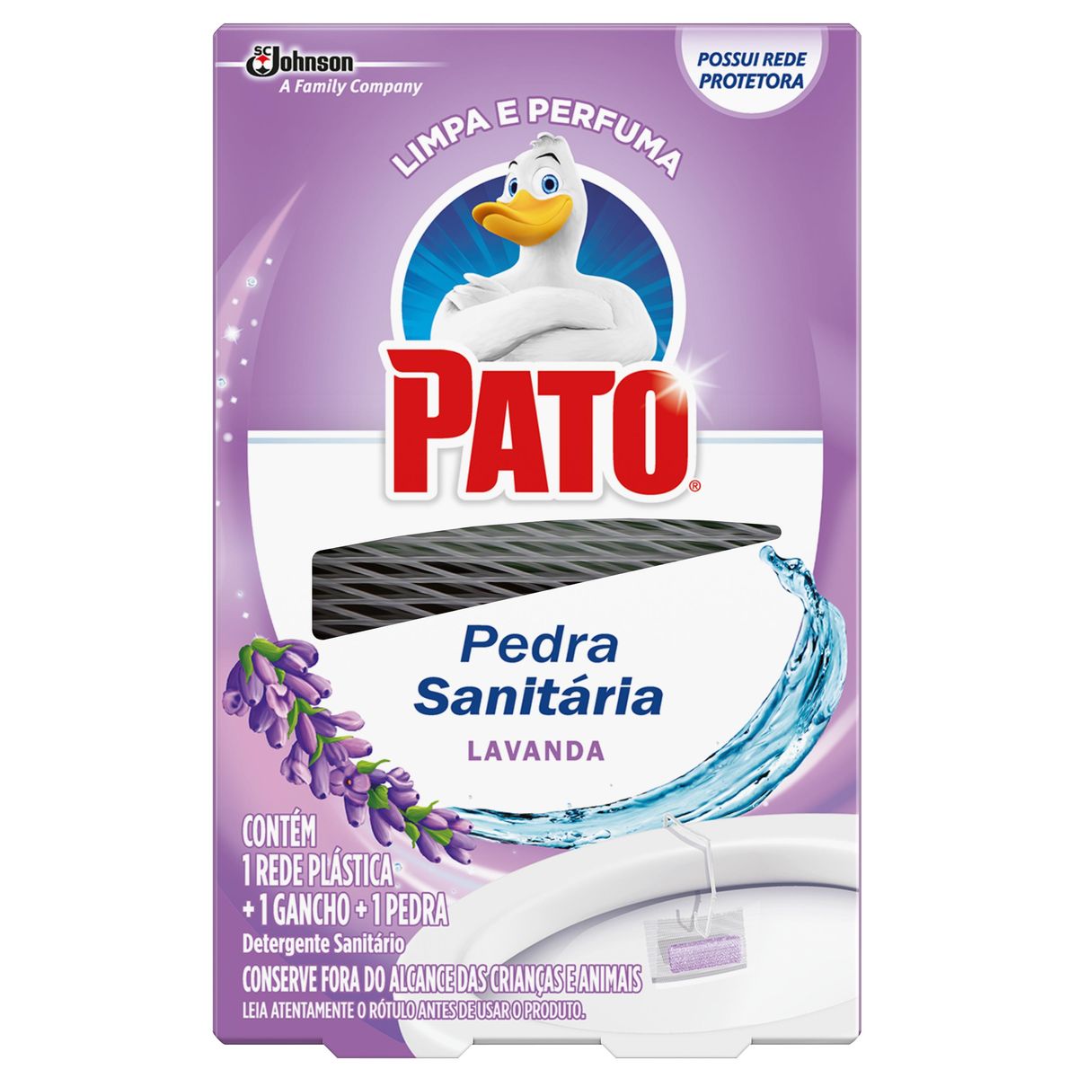Detergente Sanitário Pato Pedra Lavanda image number 0