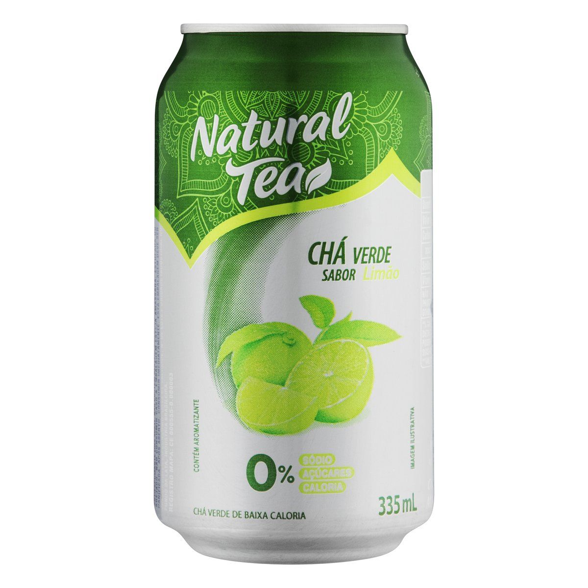 Chá Verde Limão Zero Açúcar Natural Tea Lata 335ml