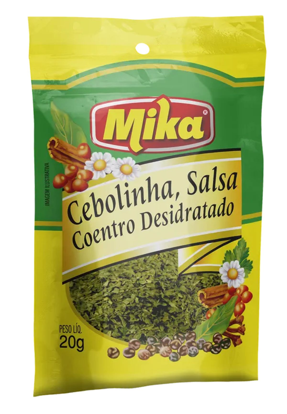 Cebolinha salsa e coentro Mika 20g image number 0