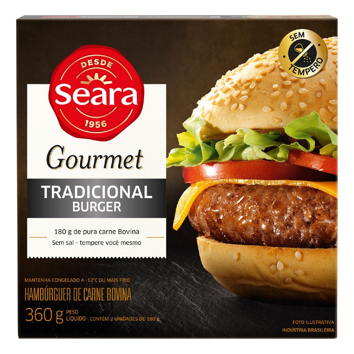 Hambúrguer Goumert Seara Tradicional Burger image number 0
