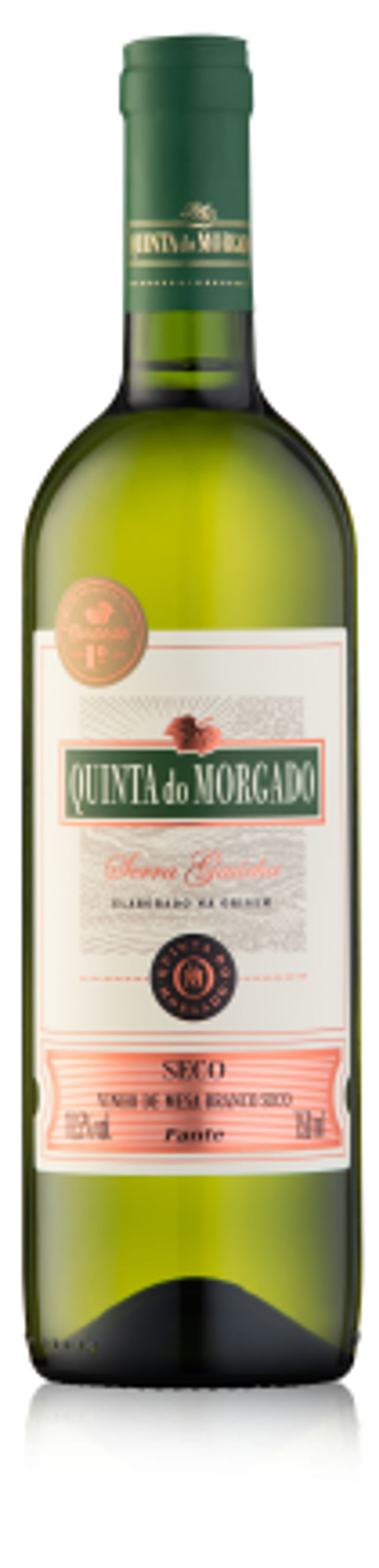 Vinho Brasileiro Branco Seco  Quinta do Morgado Serra Gaúcha Garrafa 750ml