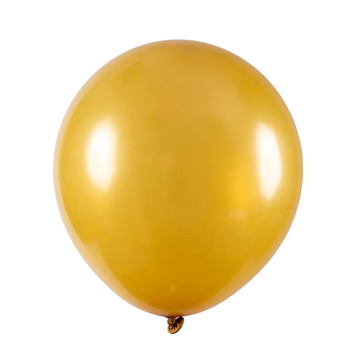 Balão Art Latex Buffet Nº 7 Liso Metal Ouro 50 Unidades