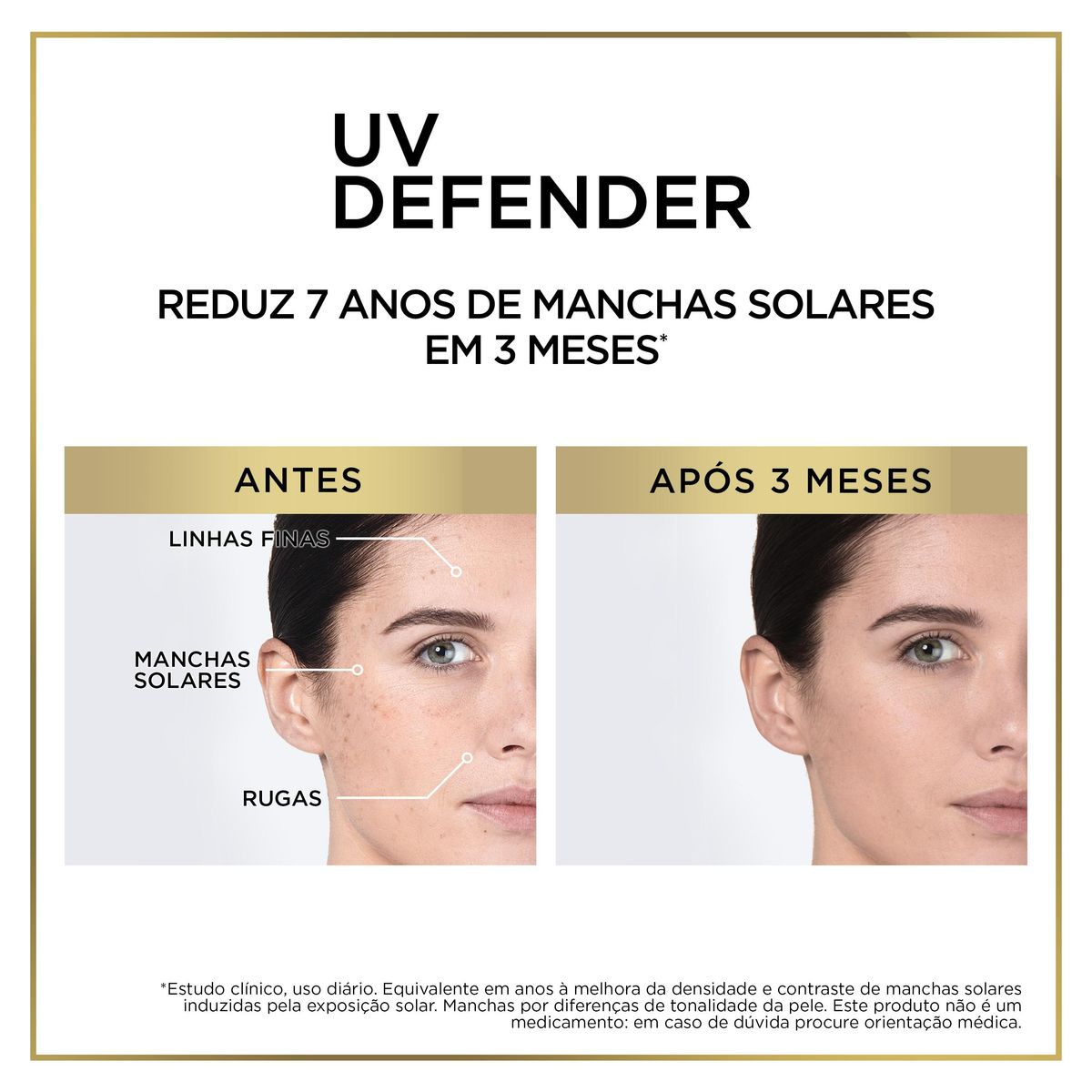 Protetor Solar Facial L'Oréal Paris FPS 60 UV Defender 40g image number 2