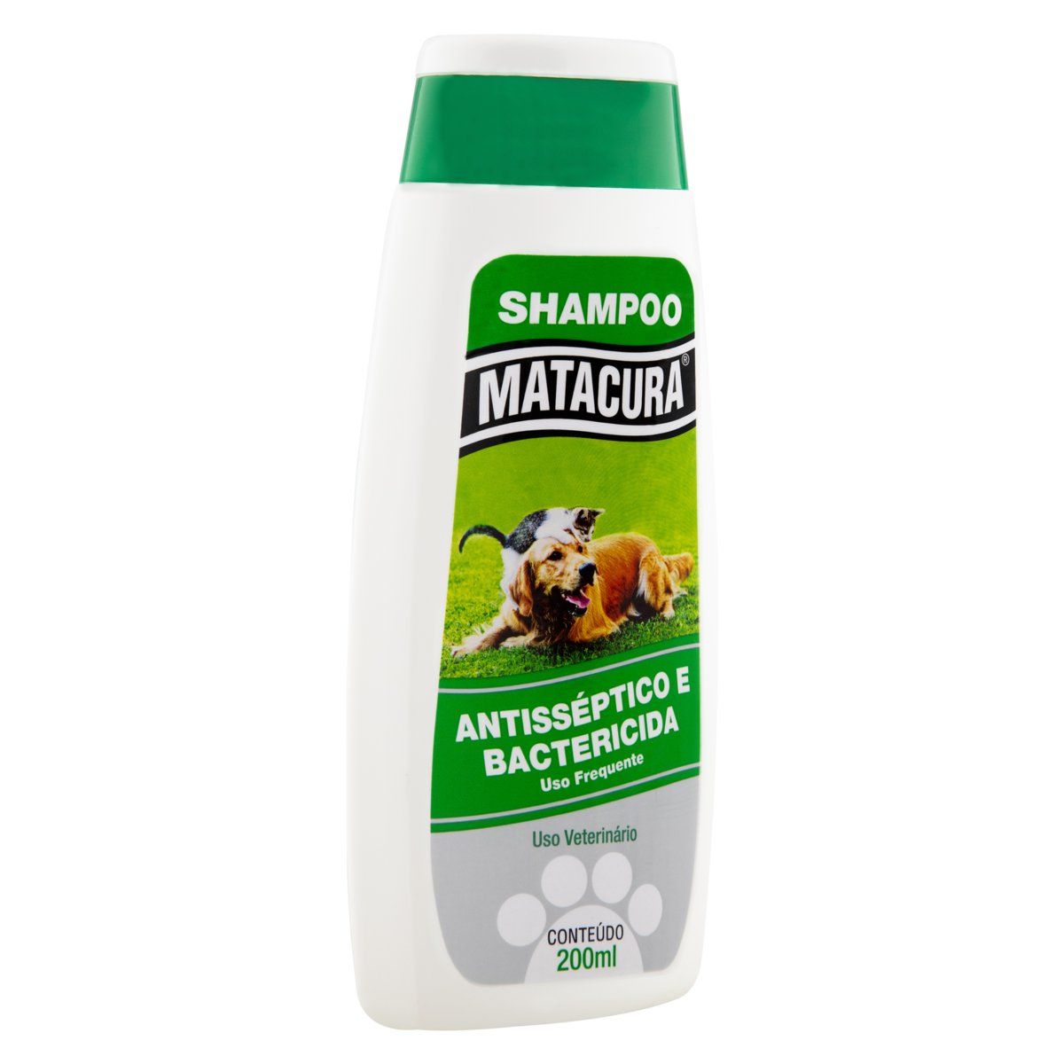 Shampoo para Cães e Gatos Antisséptico e Bactericida Matacura Frasco 200ml image number 3