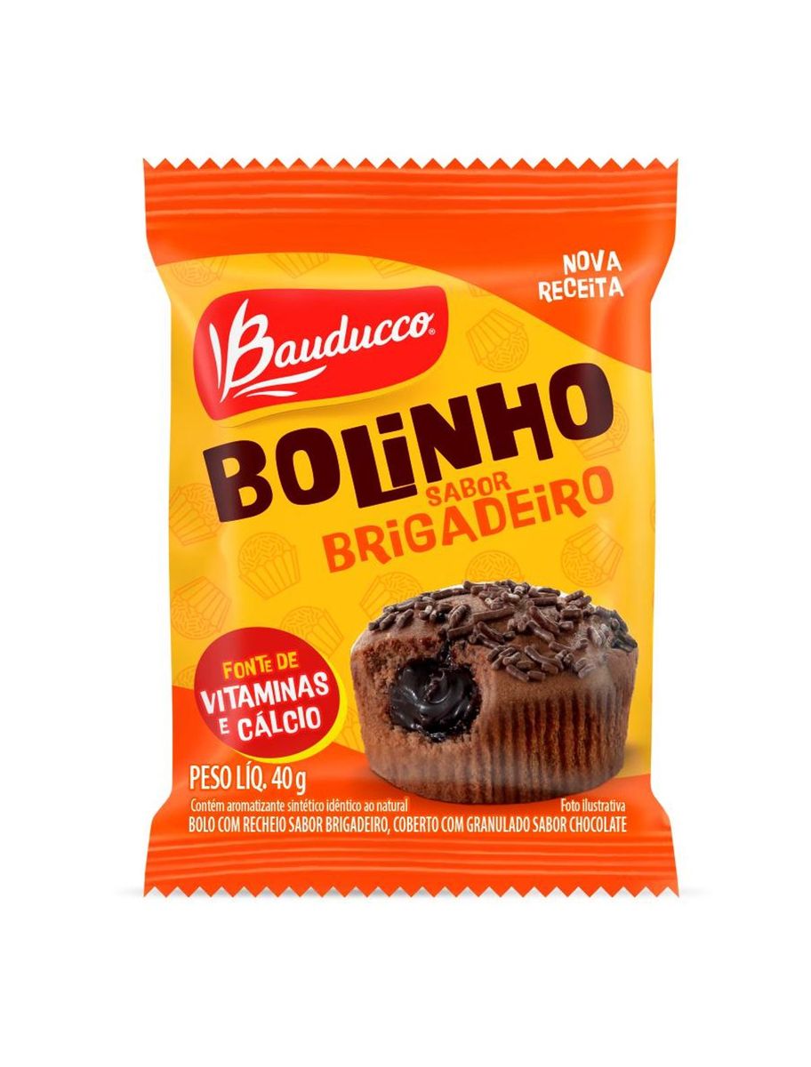 Bolinho Brigadeiro Bauducco Pacote 40g