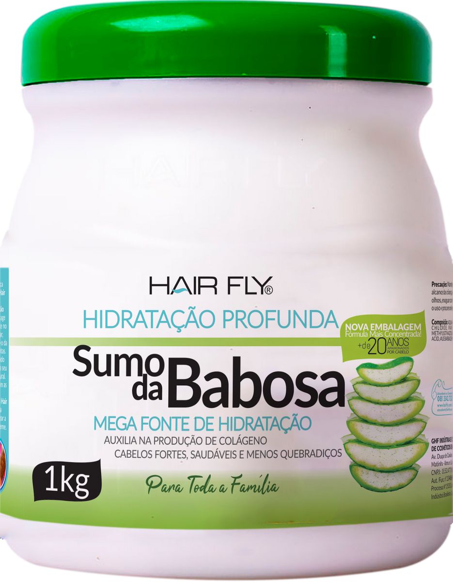 Creme Hair Fly Hidratação Profunda Sumo da Babosa 1kg image number 0