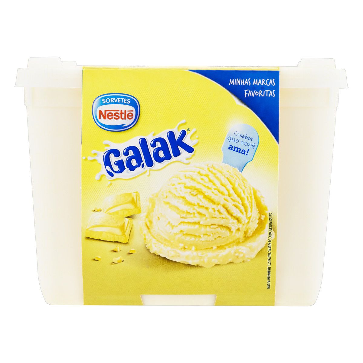 Sorvete Galak Nestlé Pote 1,5L