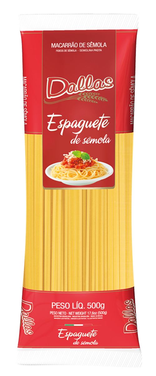 Macarrão Dallas Sêmola Espaguete 500g