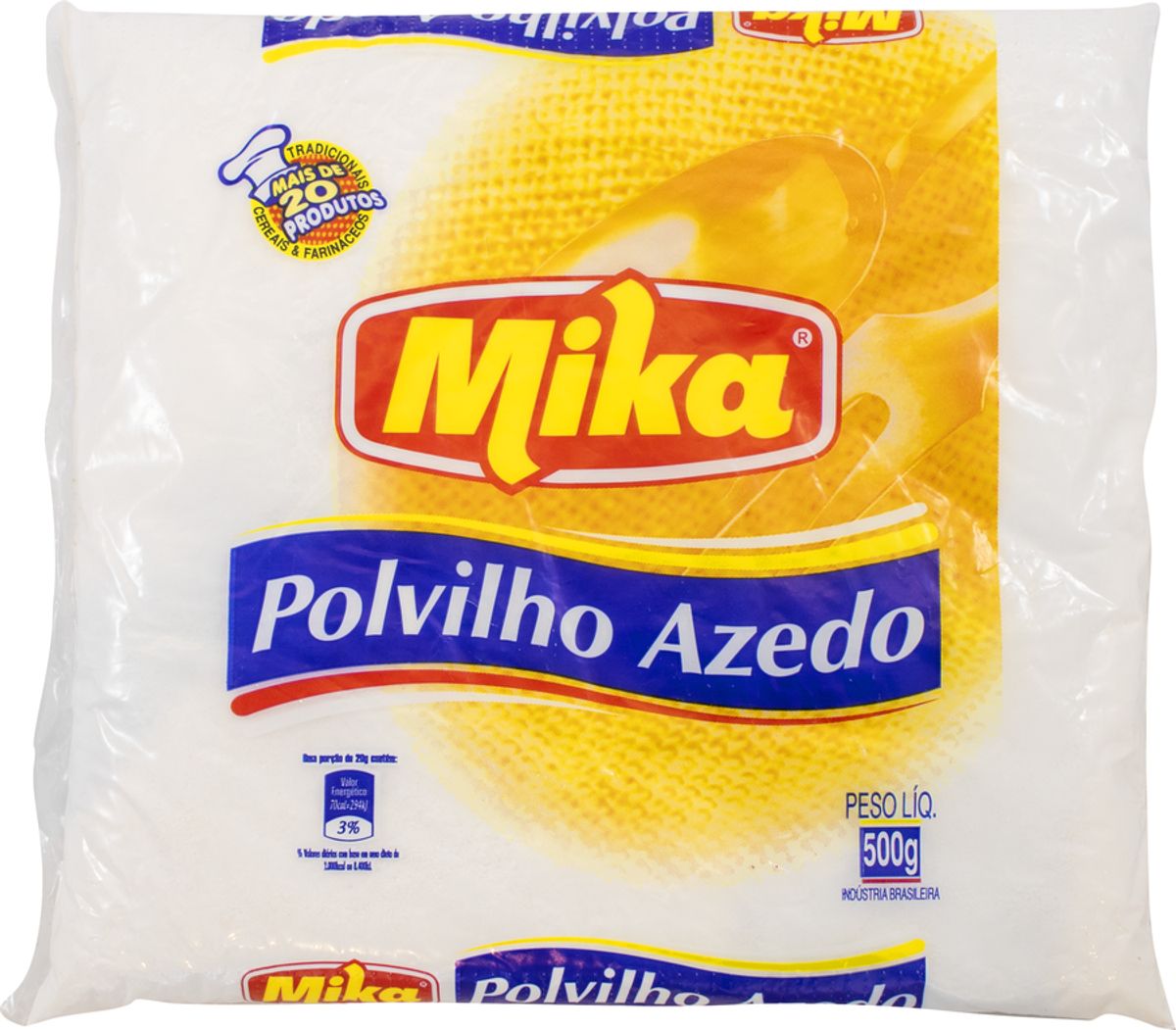 Polvilho Azedo Mika Pacote 500g