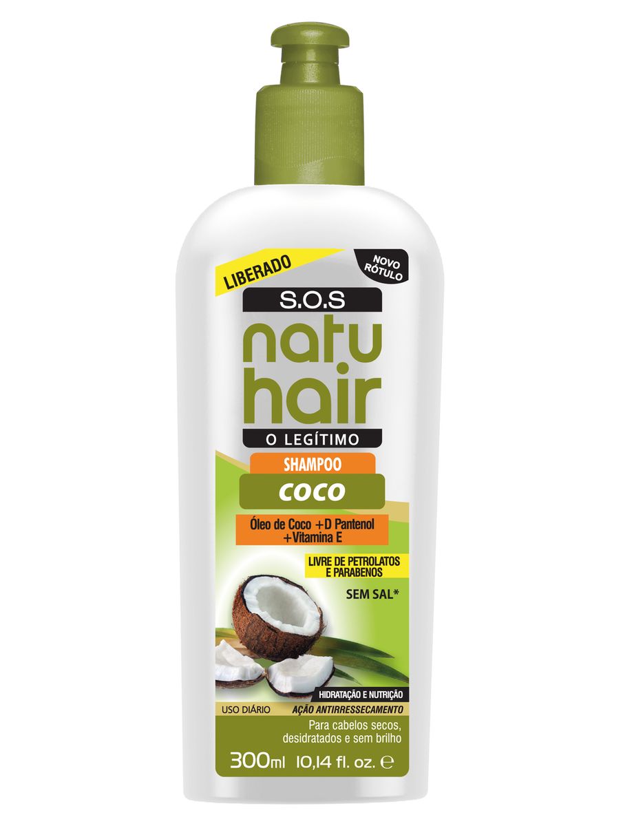 Shampoo Natu Hair Coco 300ml