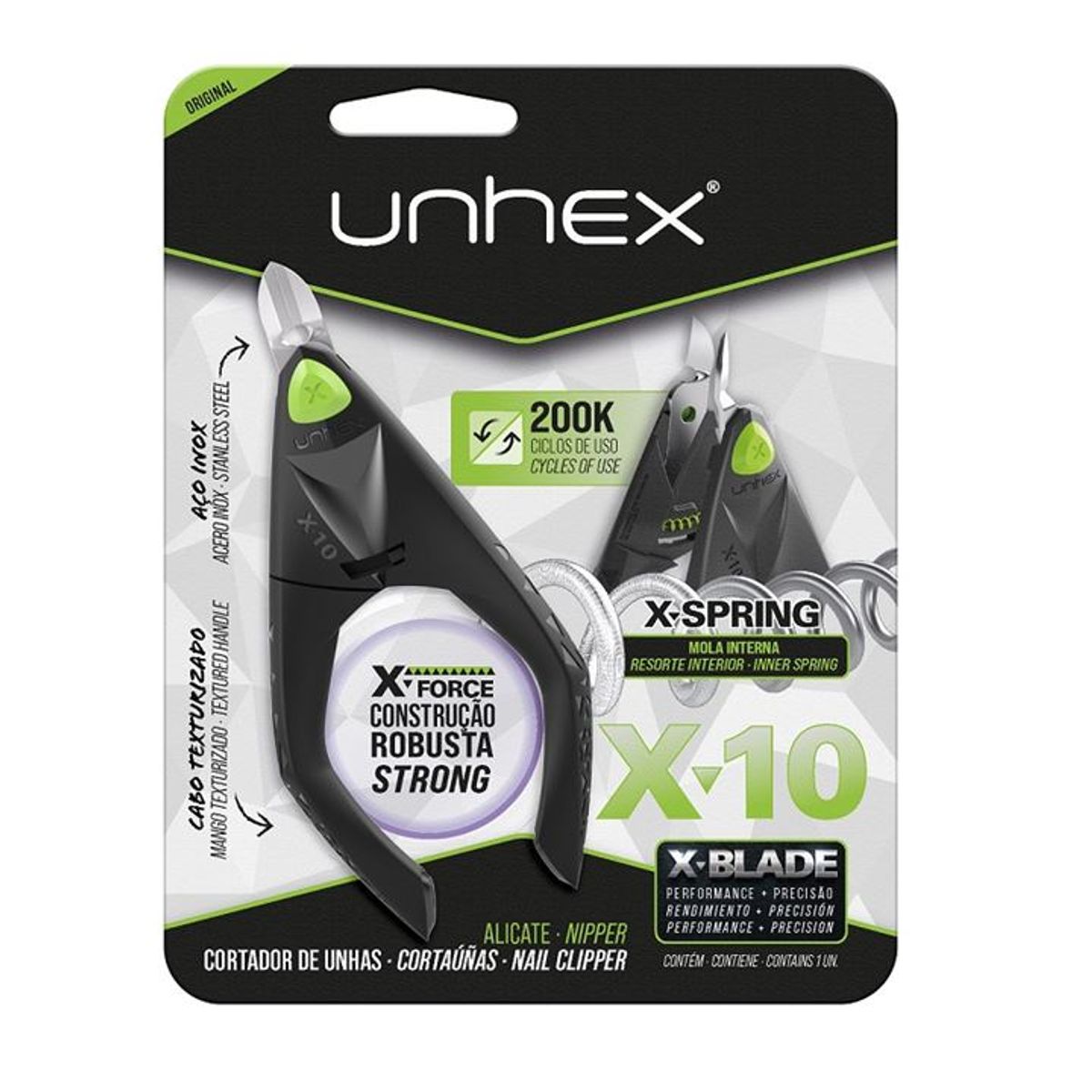 Alicate de Unha Unhex X-10
