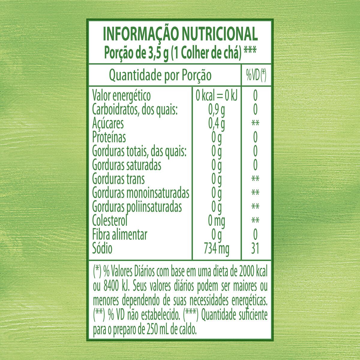 Caldo em Pó Legumes Knorr Caixa 35g 5 Unidades image number 4