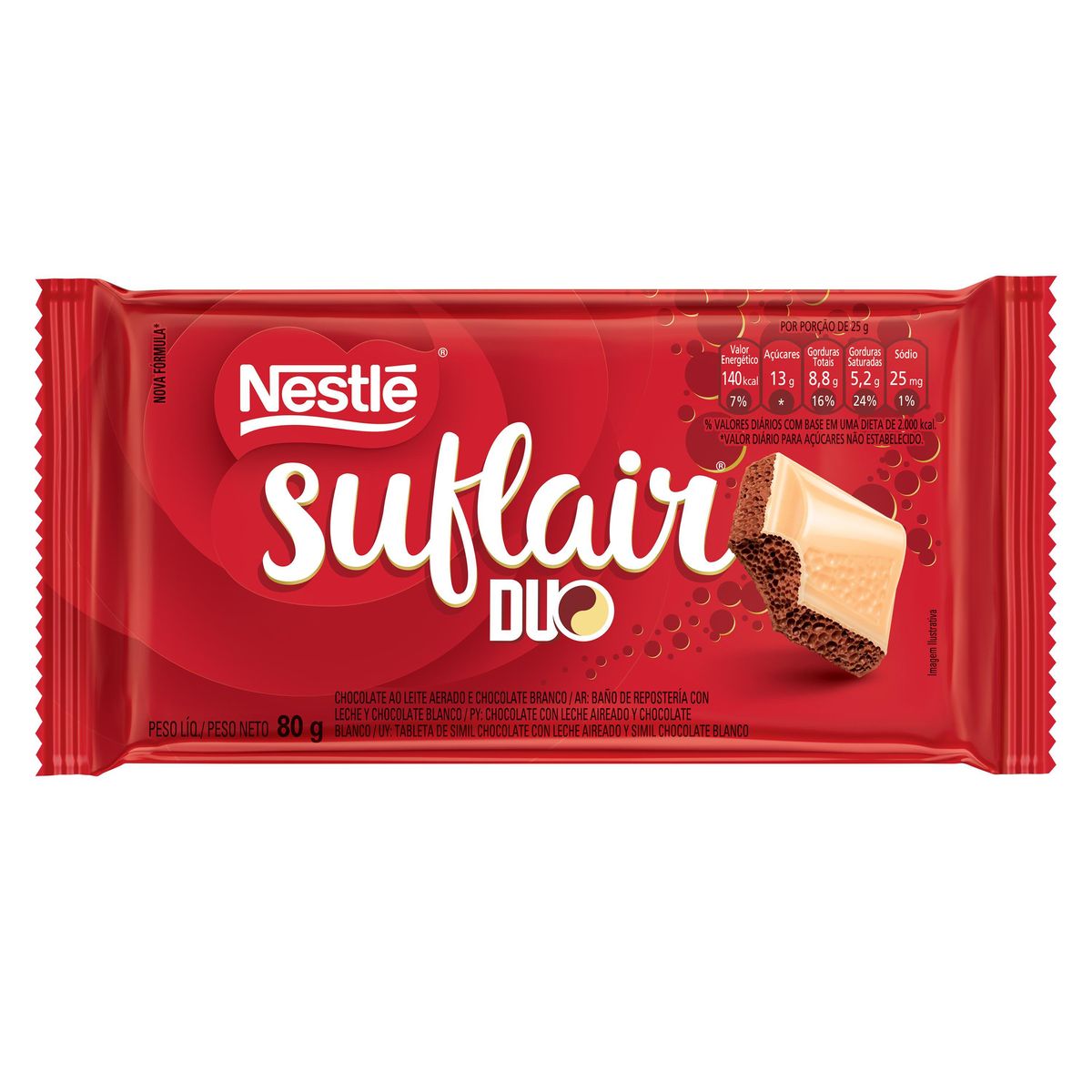 Chocolate Suflair Duo 80g