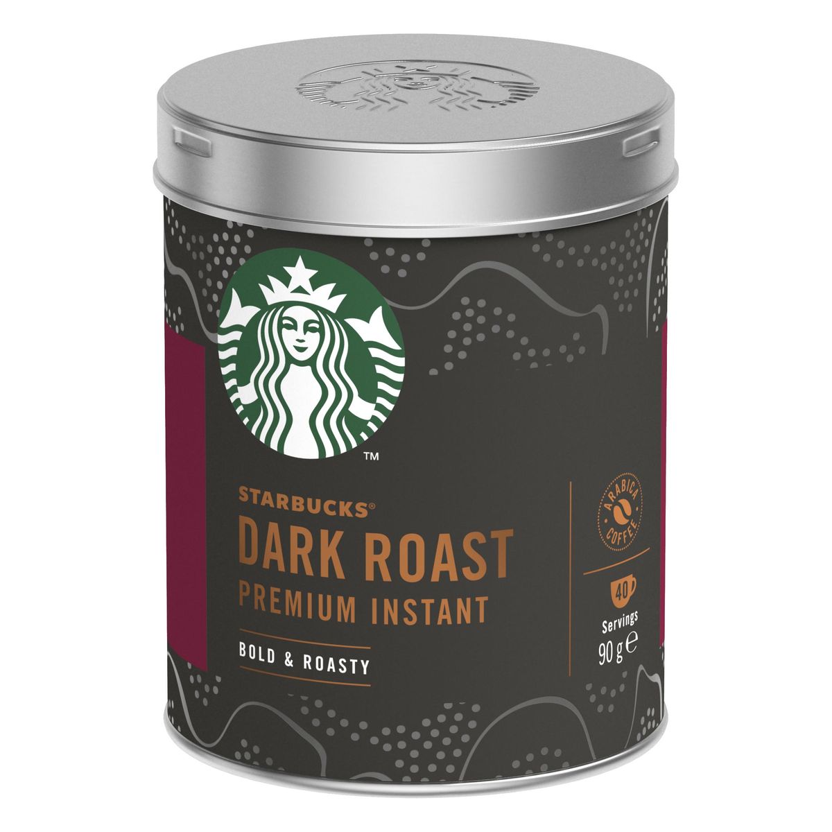 Café Solúvel Starbucks Dark Roast Premium Instant Lata 90g image number 0