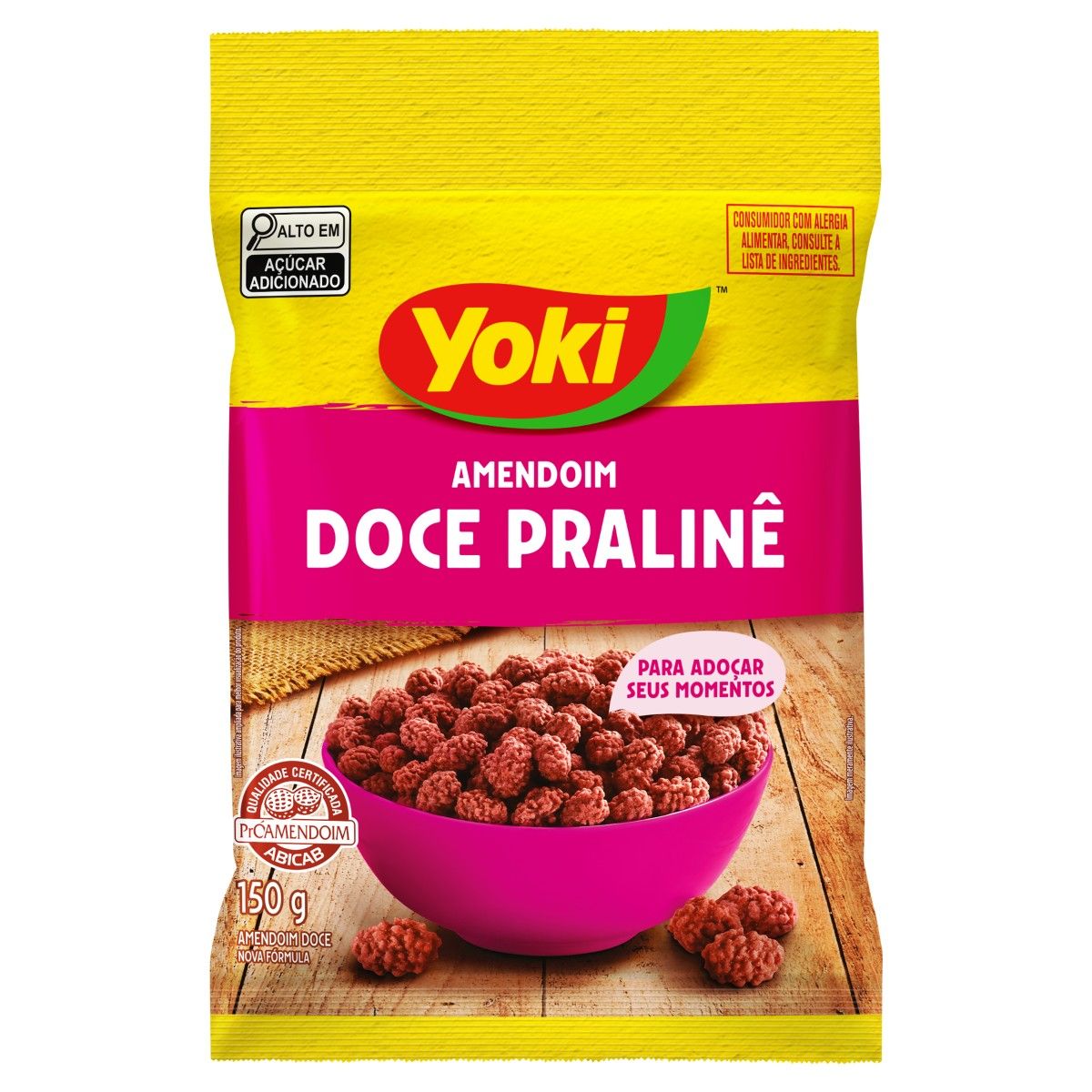 Amendoim Pralinê Yoki Pacote 150g