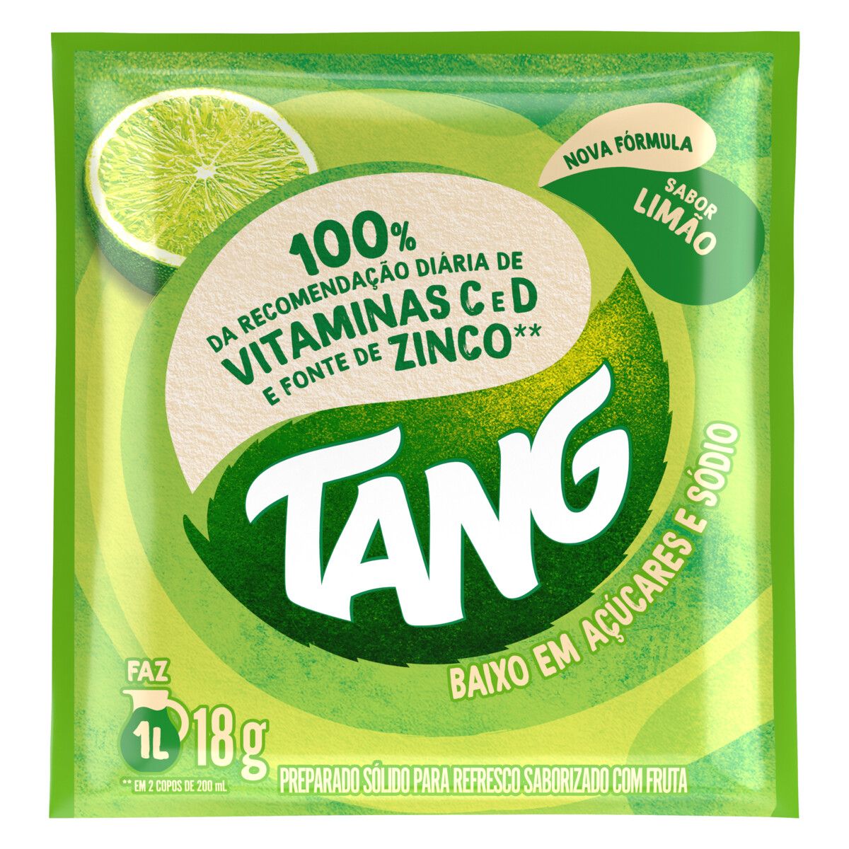 Refresco em Pó Tang Limão Pacote 18g image number 0