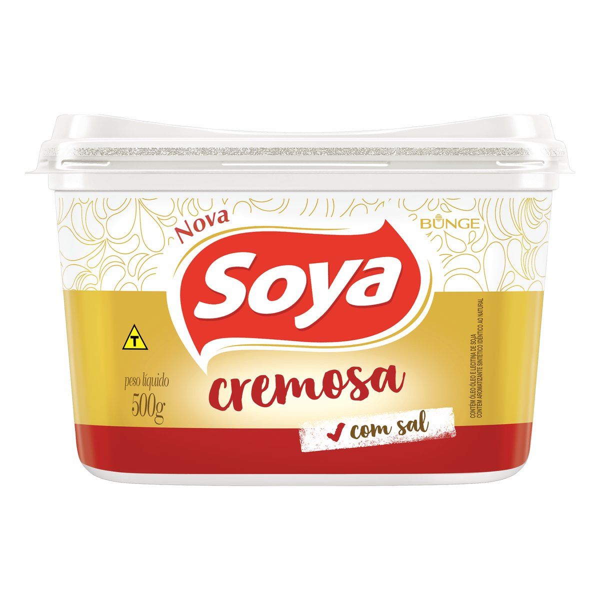 Margarina Cremosa com Sal Soya Pote 500g image number 0