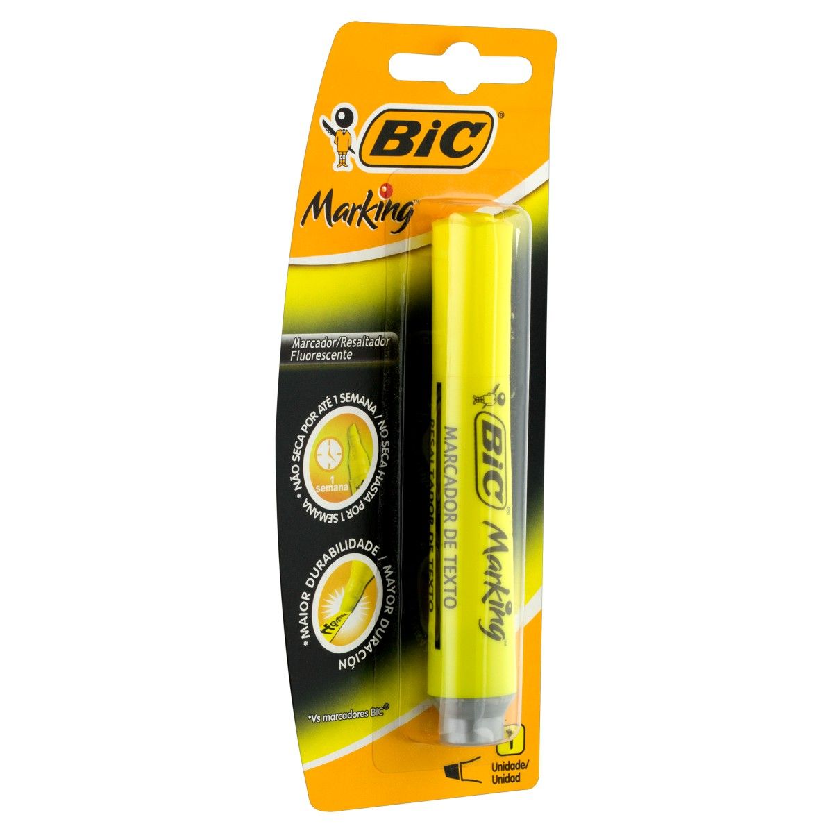 Marcador de Texto Bic Fluorescente Amarelo 1,4-5mm Marking image number 1