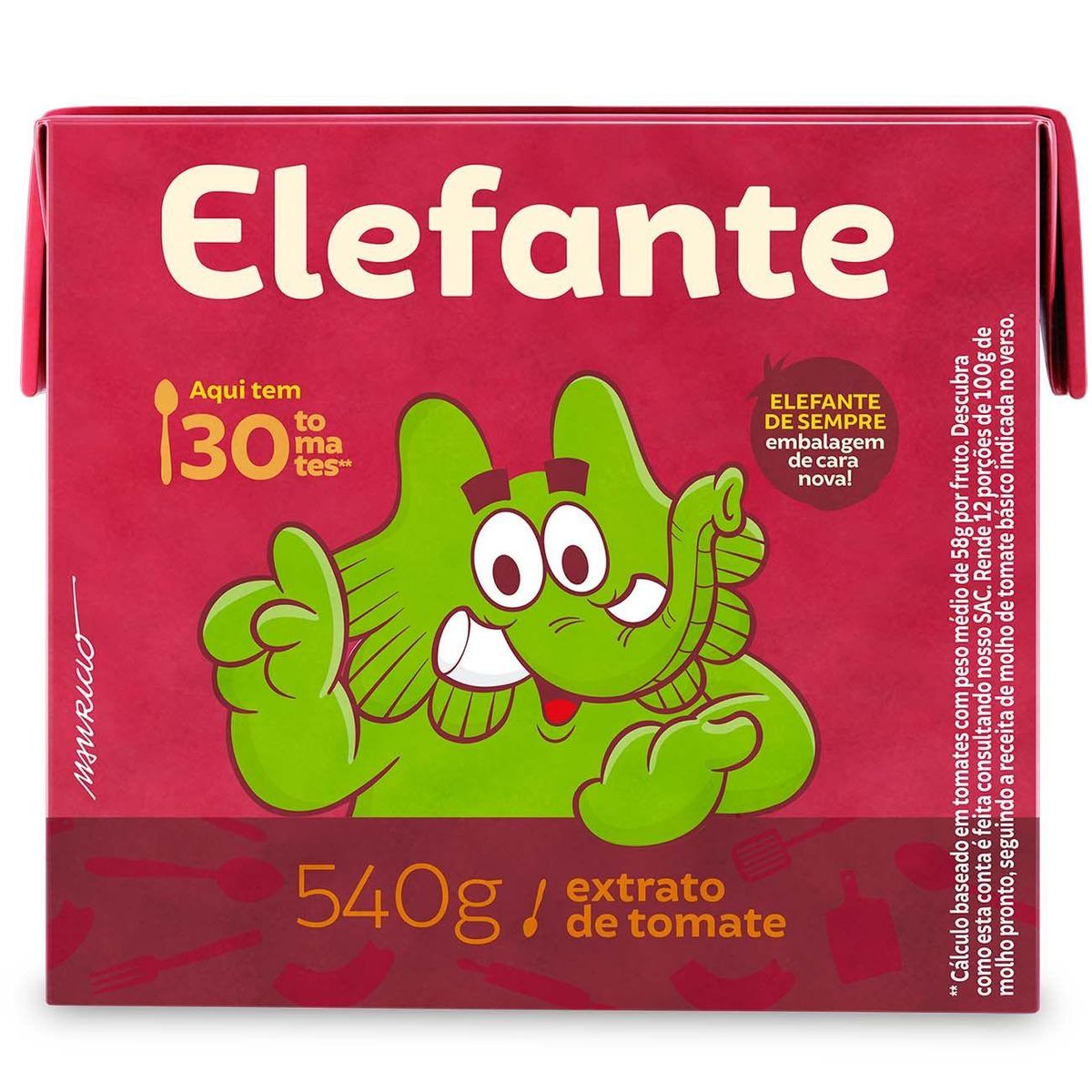 Extrato Tomate  Elefante  Tp 540g