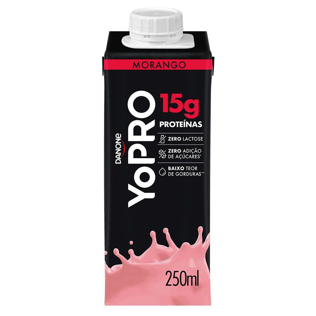 Bebida Láctea Yopro Morango 250ml