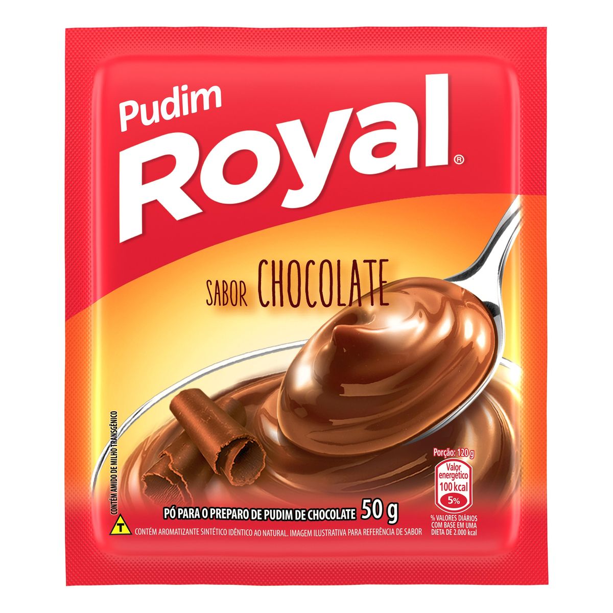 Pó para Pudim Royal Chocolate 50g