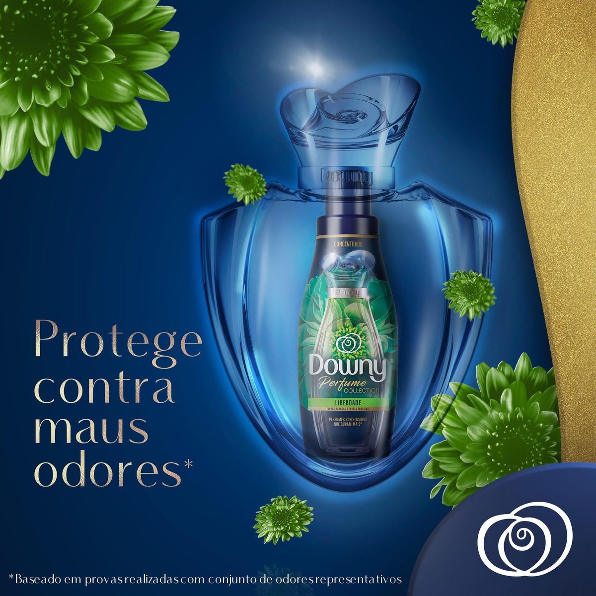 Amaciante Conc. Downy Perfume Collection Liberdade 900ml image number 5