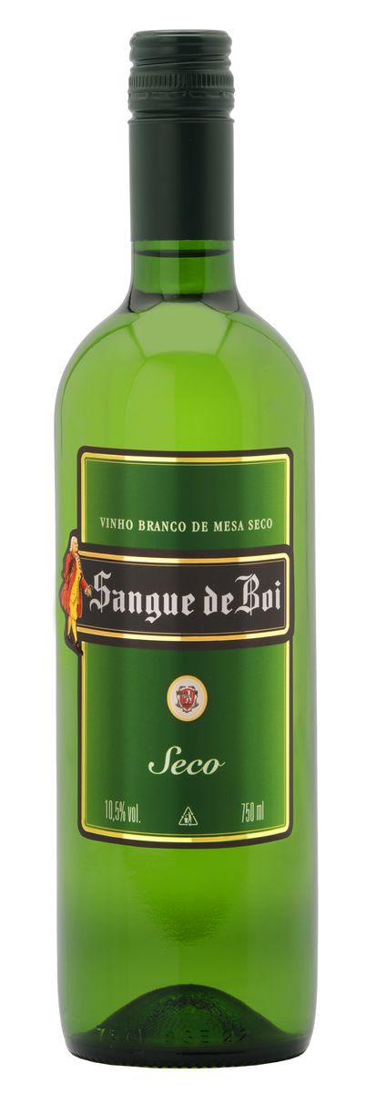 Vinho Brasileiro Branco Seco Sangue de Boi Serra Gaúcha Garrafa 750ml