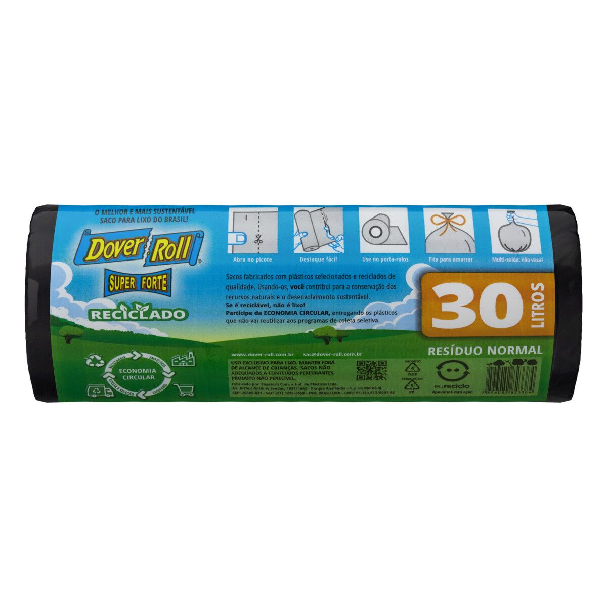 Saco para Lixo Dover Roll 30L Super Forte 20 Unidades image number 1