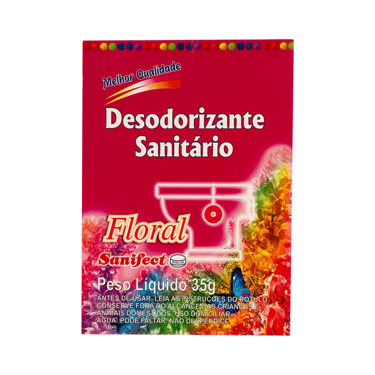Desodorizante Sanitário Sanifect Floral 35g