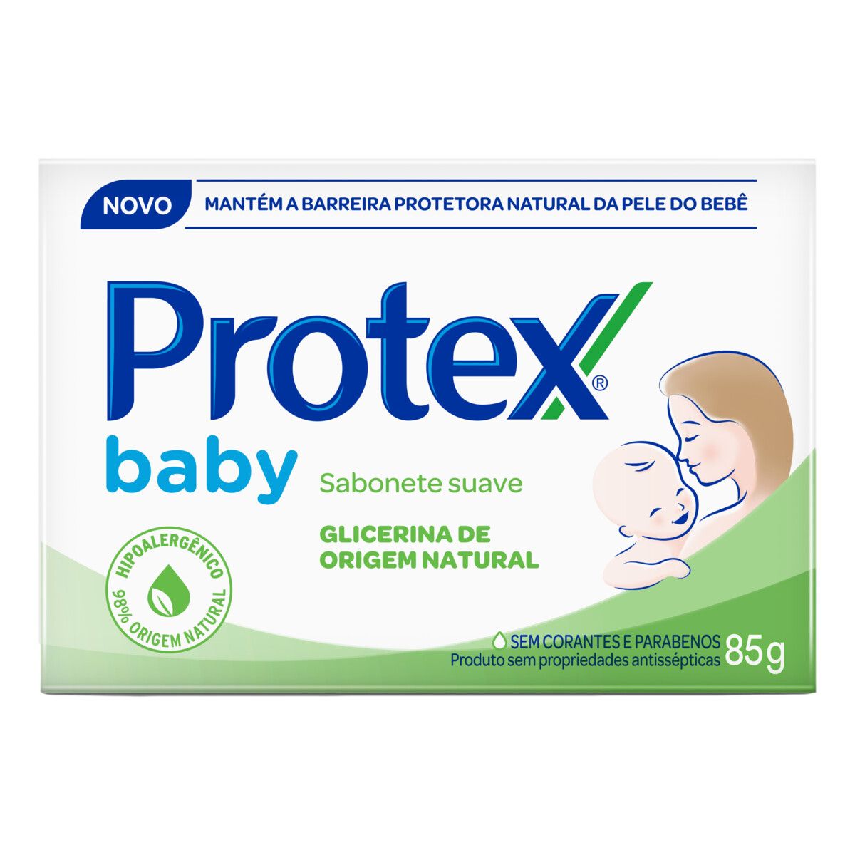 Sabonete Barra Protex Baby Glicerina Natural 85g