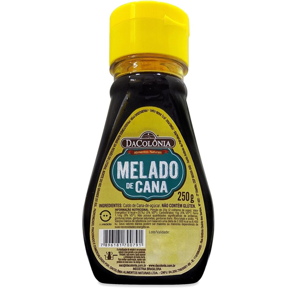 Melado de Cana DaColônia Squeeze 250g